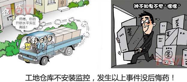 倉庫監(jiān)控抓拍偷盜全過程