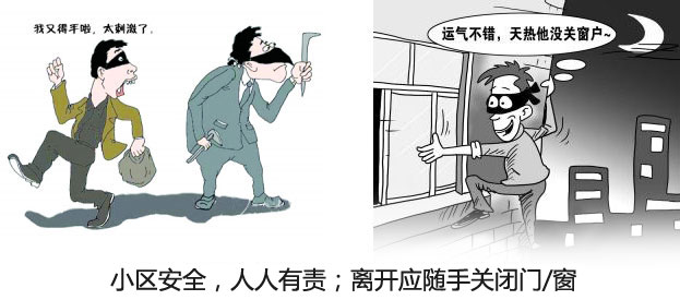 小區(qū)高清監(jiān)控，記錄小偷作案過(guò)程