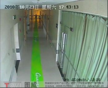 D1效果-某酒店通道視頻監控錄像演示